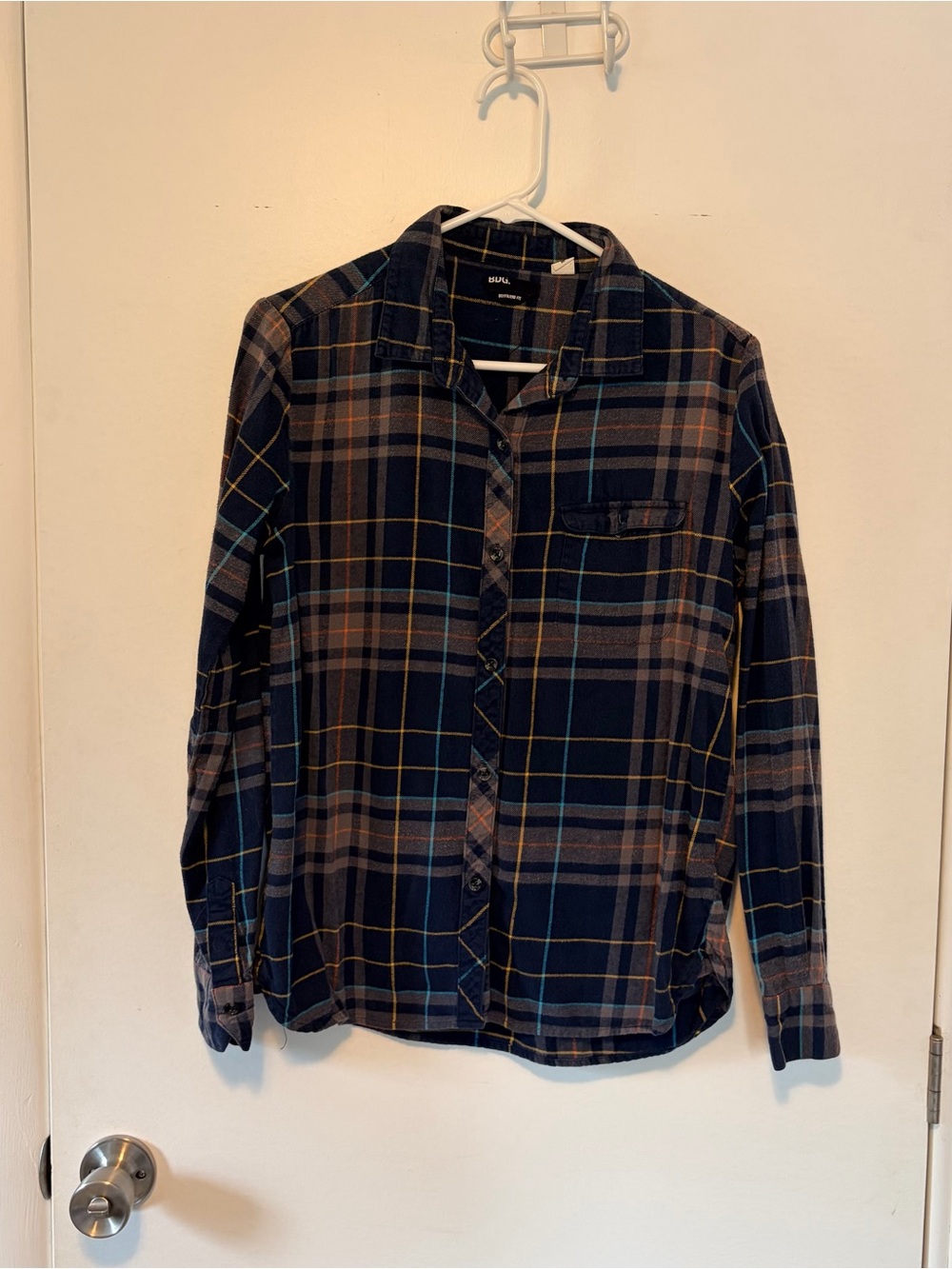 BDG Boyfriend Fit Plaid Flannel Size M